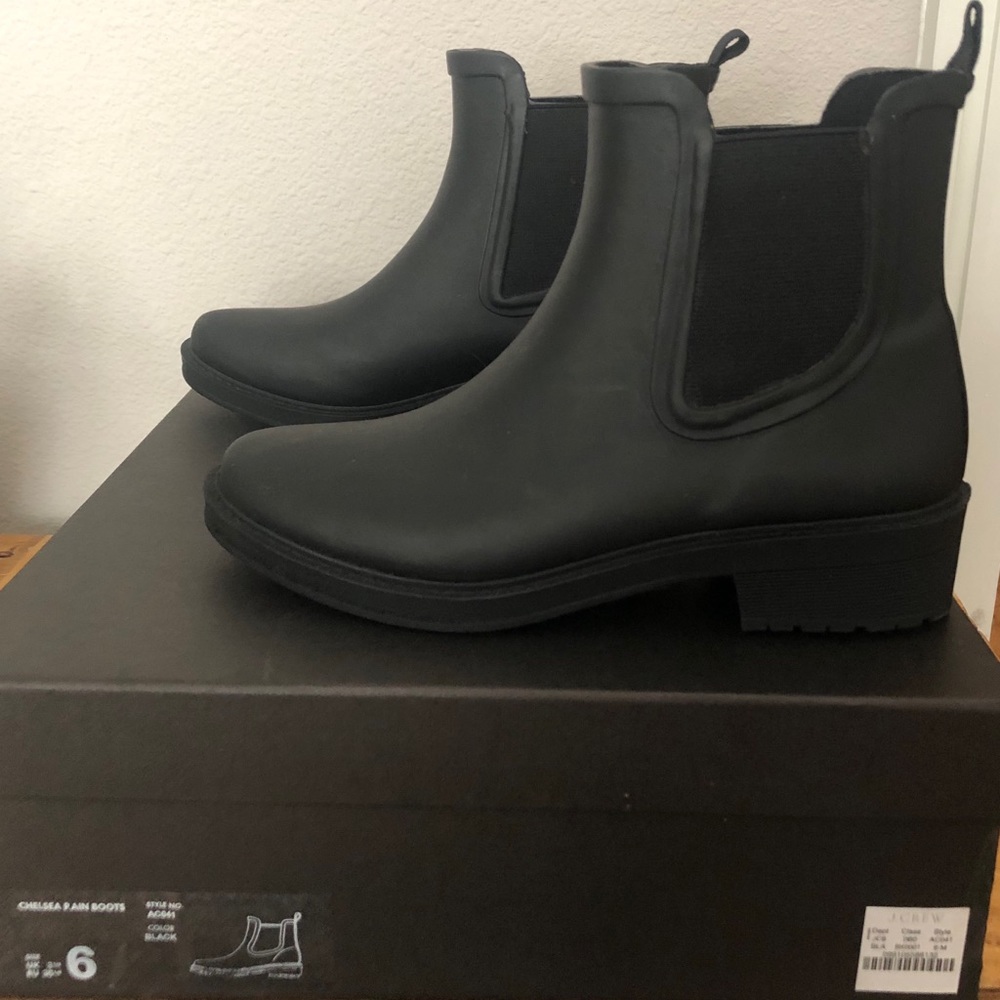 J. Crew Chelsea Matte Rain Boots- NWT